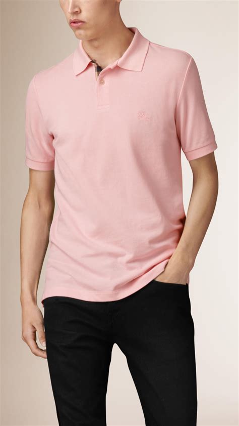 burberry polo pink|burberry polo for men.